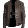 War Machine Colonel James Rhodes Bomber Brown Leather Jacket