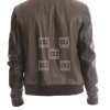 War Machine Colonel James Rhodes Bomber Brown Leather Jacket - Image 3