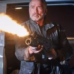 Arnold Schwarzenegger Terminator Dark Fate Black Leather Jacket