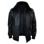 Detachable faux fur collar Jacket