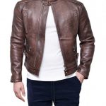 Genuine Lambskin Leather Mens Jacket