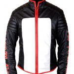Mister Terrific Michael Holt Fair Play Black & White Leather Jacket