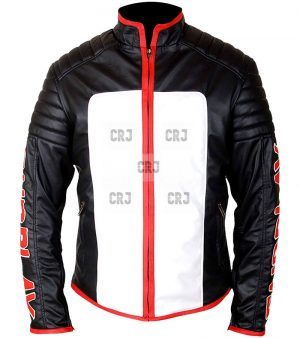 Mister Terrific Michael Holt Fair Play Black & White Leather Jacket