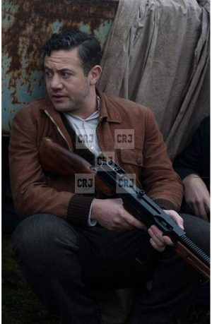 Neil Mackay X Company Warren Brown Suede Leather Jacket - Image 2