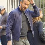 6 Underground Ryan Reynolds Blue Bomber Jacket For Men