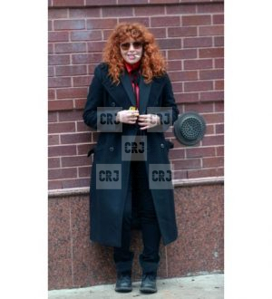 Natasha Lyonne Russian Doll Black Wool Winter Coat