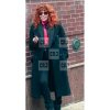 Natasha Lyonne Russian Doll Black Wool Winter Coat - Image 3