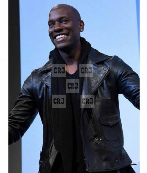 Tyrese Gibson Fast And Furious Mens Black Leather Jacket